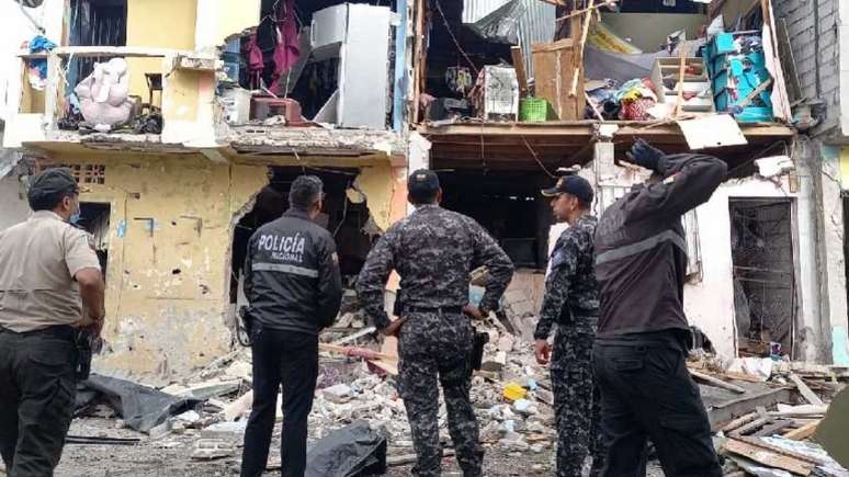 Atentados com explosivos têm sido frequentes em Guayaquil e no Equador (Foto: Reprodução/ TV)
