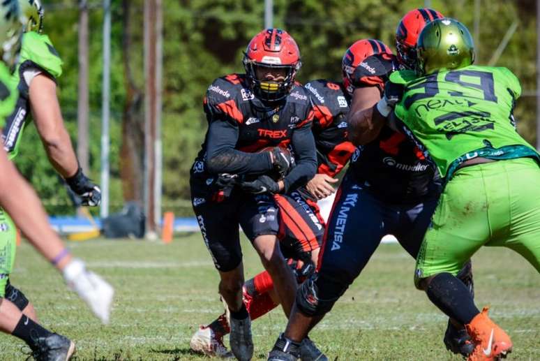 Foto (Richard Ferrari) -Timbó-Rex é o atual campeão da Conferência Sul da Liga BFA