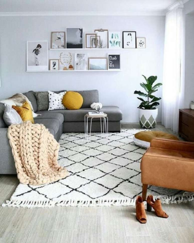 5. O sofá chaise de canto é perfeito para decoração compacta – Foto Home Flish