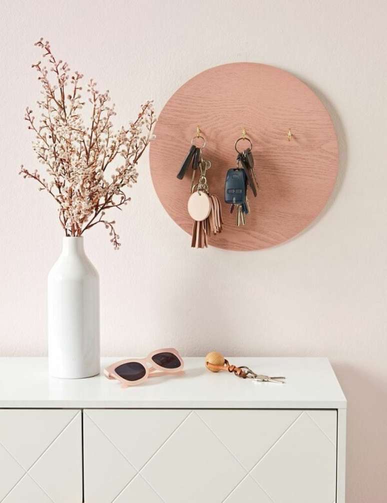 17. Gancho para pendurar chaves de casa &ndash; Foto Reciclar e Decorar