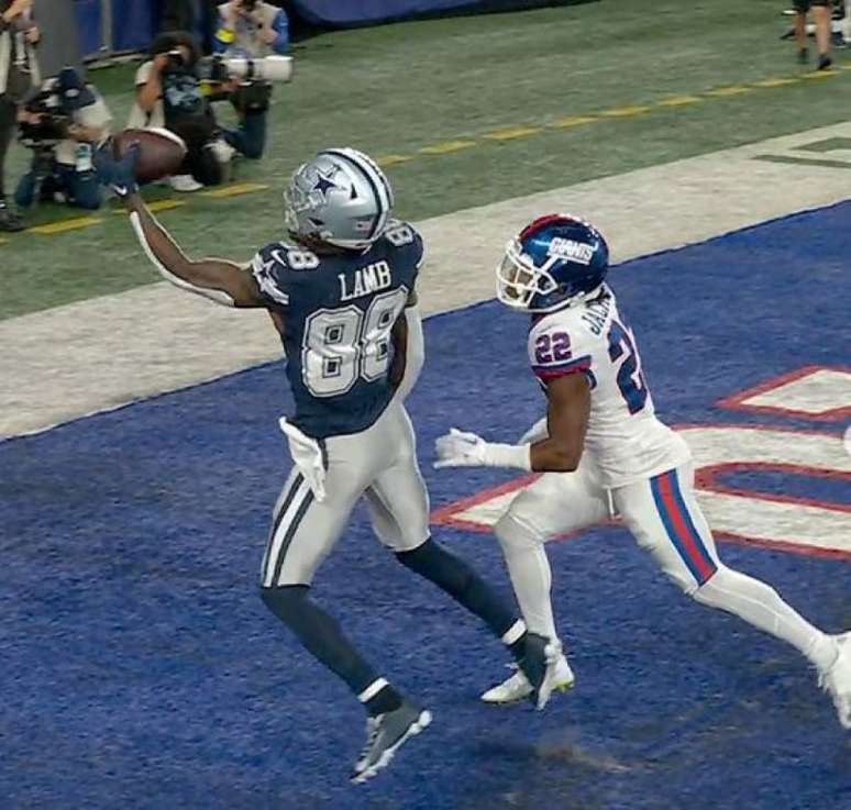 Reprodução/Instagram NFL -Dallas conseguiu a segunda vitória na NFL