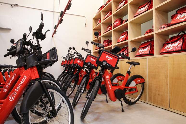 Bicicletas elétricas ofertadas por iFood com Tembici para os entregadores em 2020 