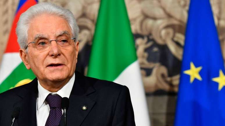 Meloni ter&aacute; que lidar com o centrista Sergio Mattarella, presidente da It&aacute;lia desde 2015