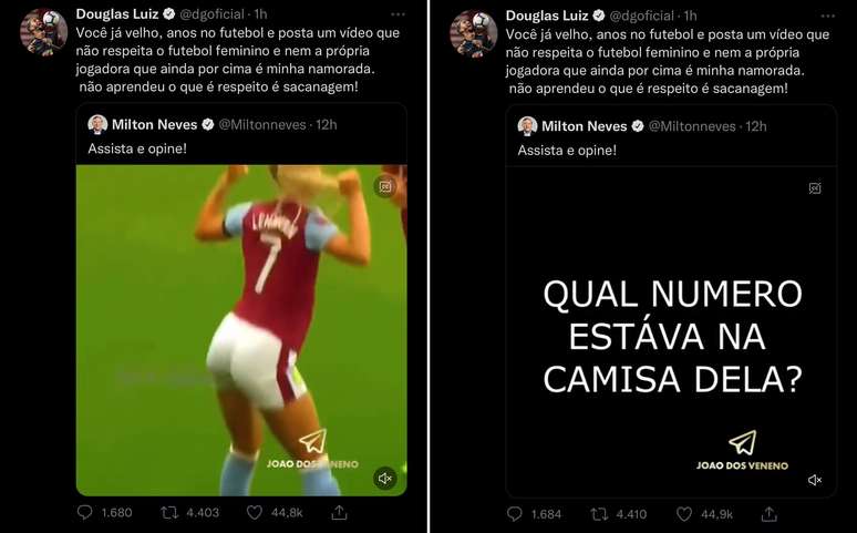 Postagem sexista de Milton Neves foi apagada depois de crítica