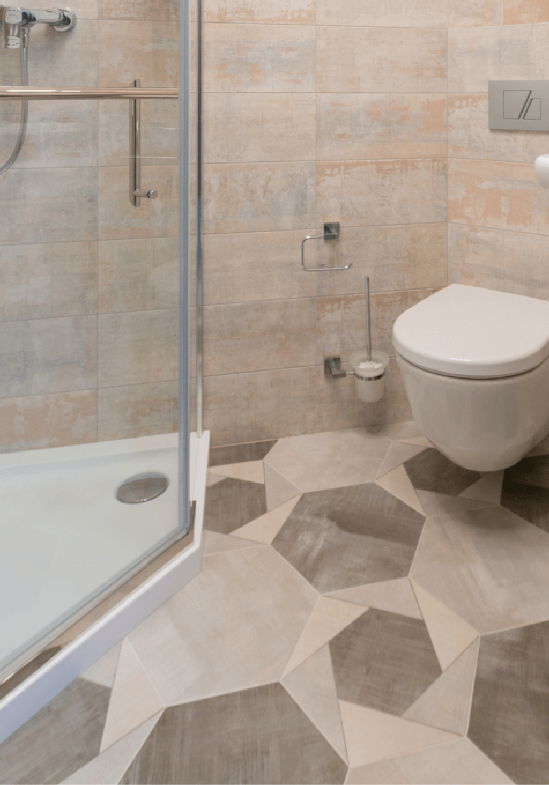 10. Os azulejos hexagonais podem criar contrastes legais quando usados de forma criativa. Fonte &ndash; Pexels