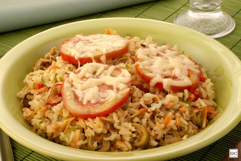 Arroz de forno vegetariano – Foto: Guia da Cozinha