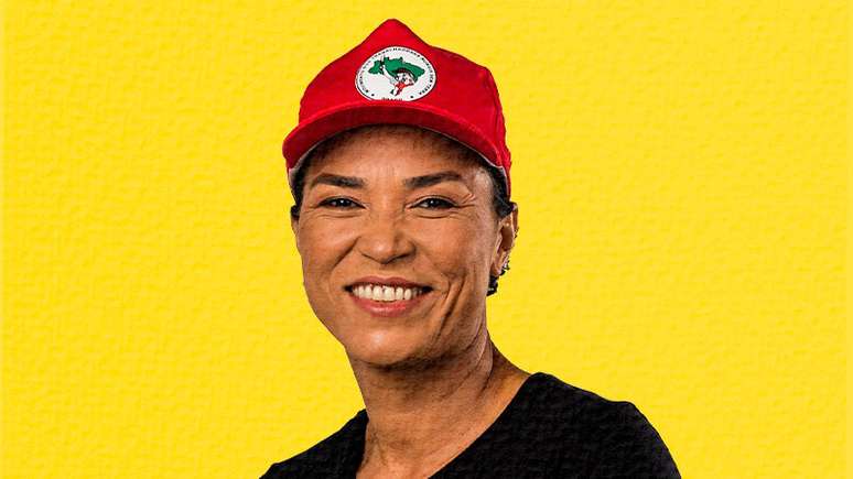 Imagem mostra a candidata a deputada estadual Lucinha do MST (PT-BA).