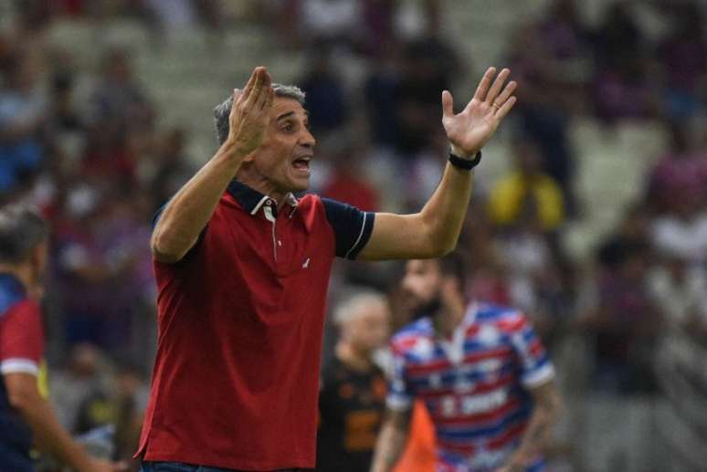 O Fortaleza, do técnico Juan Pablo Vojvoda, venceu o Flamengo pelo Brasileirão (Foto: IMAGO / Sports Press Photo)