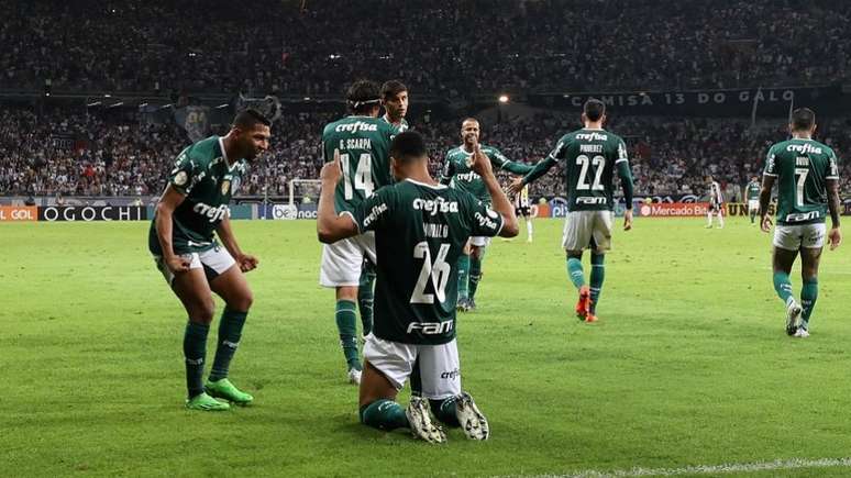 Palmeiras superou adversidades para bater o Atlético-MG no Mineirão (Foto: Cesar Greco/Palmeiras)