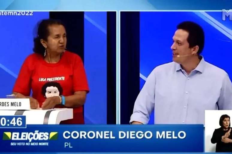 Candidatos Lourdes Melo (PCO) e Coronel Diego Melo (PL) participaram de debate no Piauí