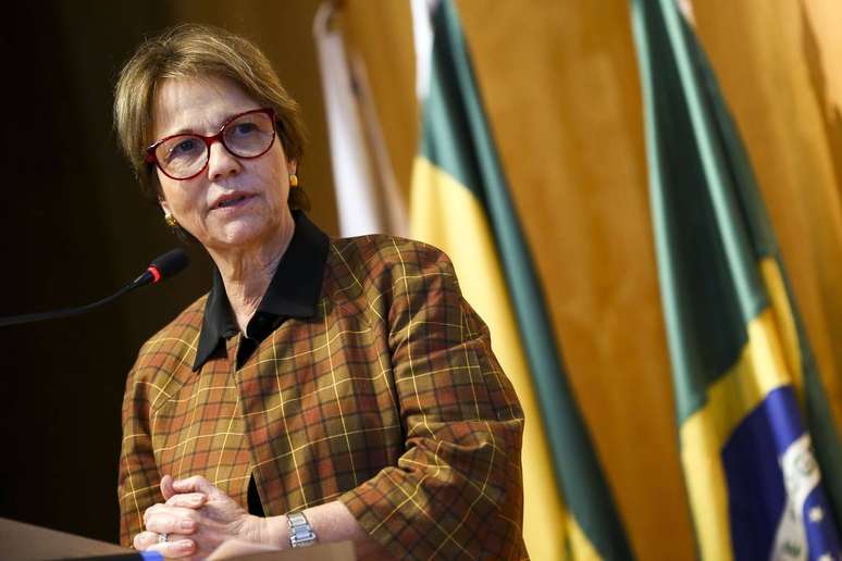 A ex-ministra da Agricultura e candidata ao Senado pelo PP no MS, Tereza Cristina.