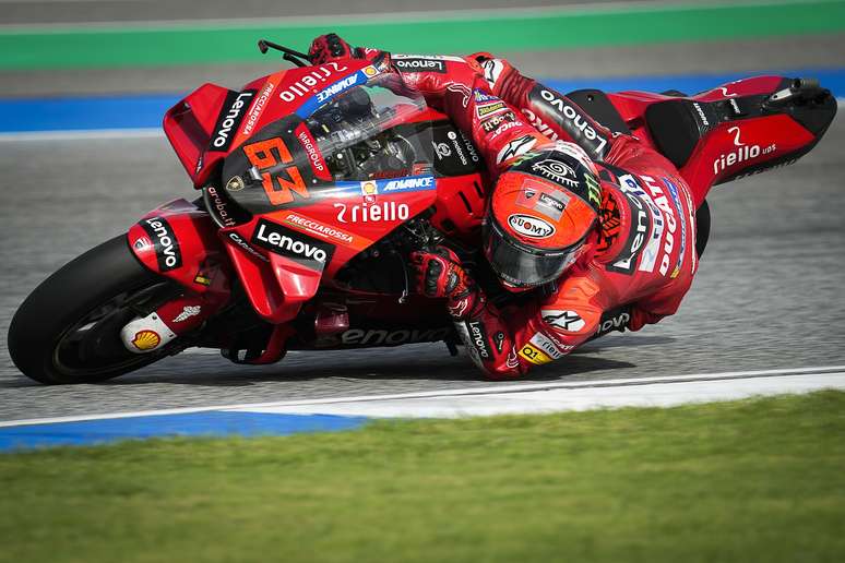 Francesco Bagnaia ficou com o segundo melhor tempo 