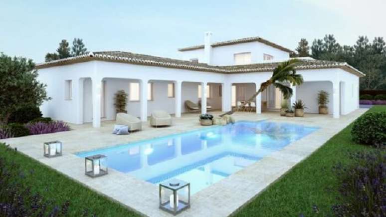 42. Projeto de ed&iacute;cula em L moderno. Fonte &ndash; Arkpad