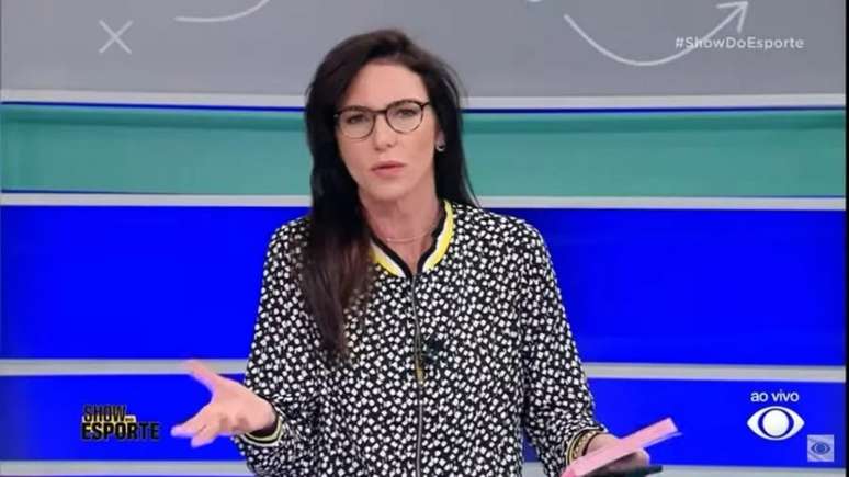 Glenda Koslowski está desde 2020 na Band (Foto: Reprodução/Band)