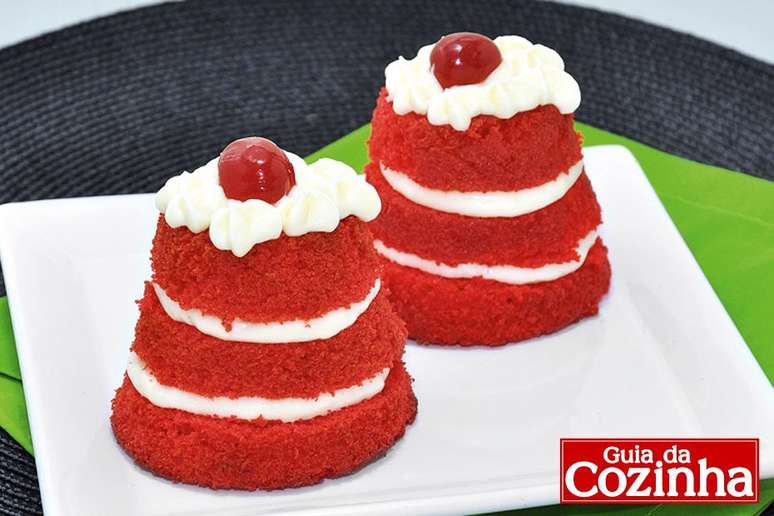 O cupcake pelado de red velvet – Foto: Guia da Cozinha