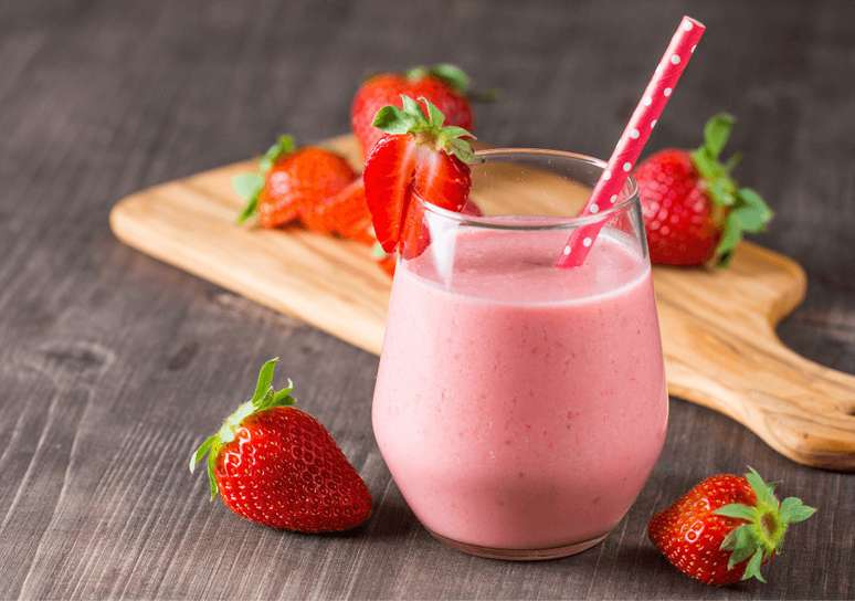 Shake de morango – Foto: Shutterstock