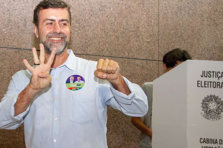 Marcelo Freixo (PSB) durante votação 