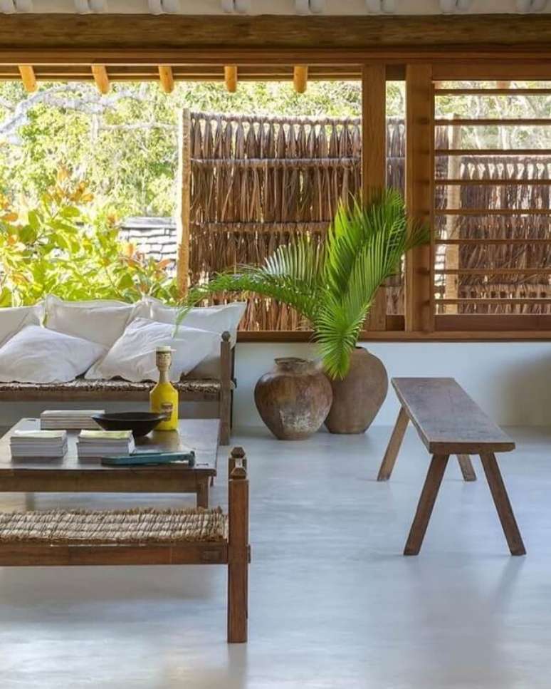 24. O cimento queimado branco se conecta com diferentes elementos. Fonte – DB Arquitetos