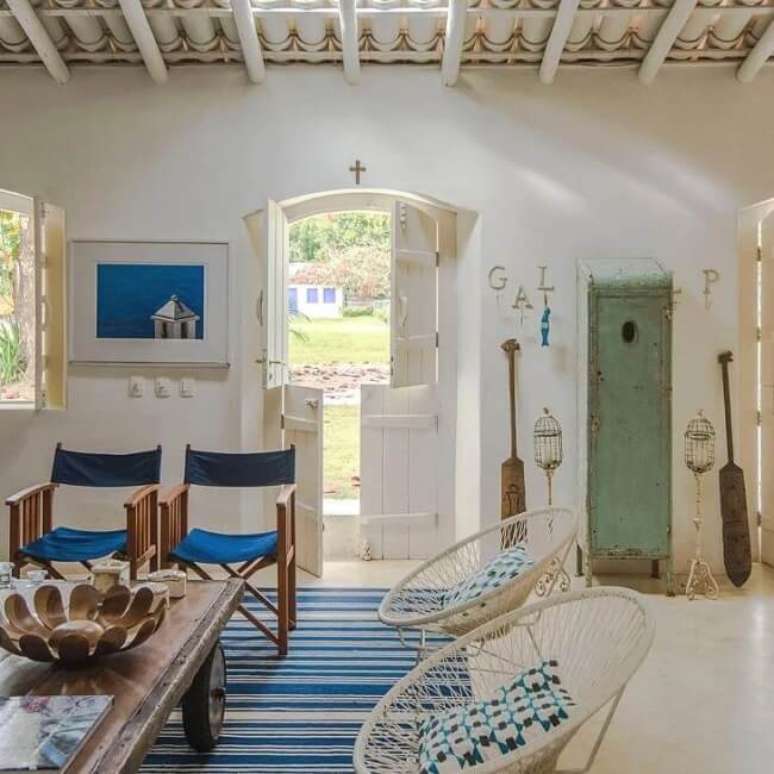 28. O cimento queimado branco alia beleza e durabilidade. Fonte – Casa do Padre Trancoso