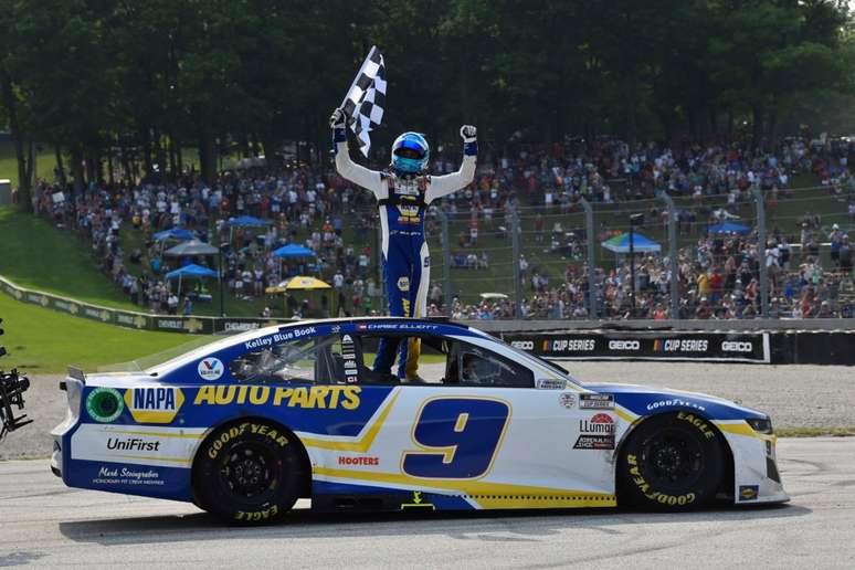 Chase Elliott é o primeiro classificado ao Round of 8 da Nascar 