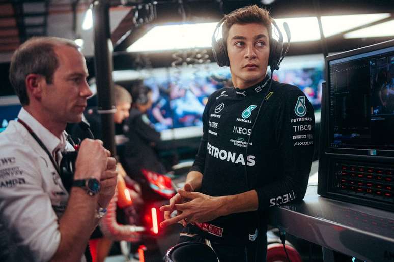 George Russell foi elogiado por Toto Wolff 