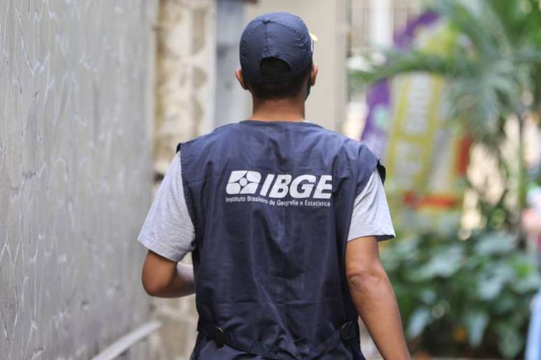 Recenseador do IBGE, no Rio de Janeiro