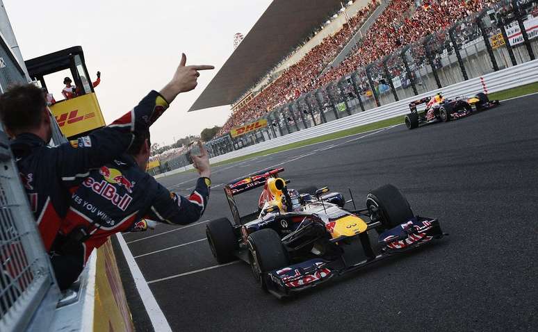 Vettel levou o t&iacute;tulo de 2011 ainda no Jap&atilde;o 