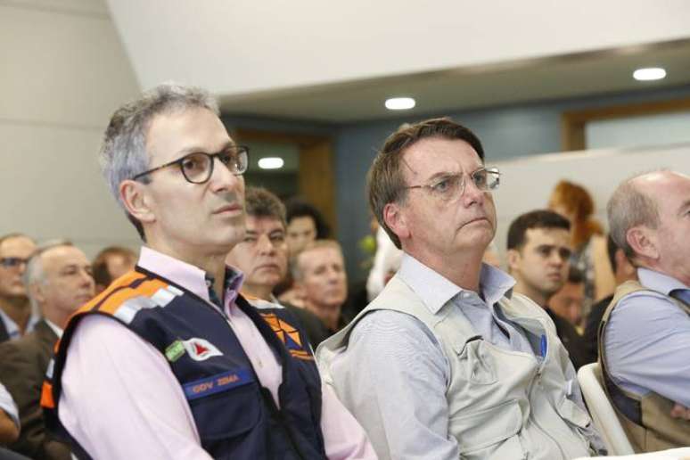 O governador de Minas Gerais, Romeu Zema, e o ex-presidente Jair Bolsonaro