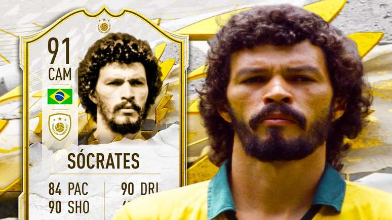 Após ganhar card em FIFA 22, Sócrates retorna em uma nova homenagem no game