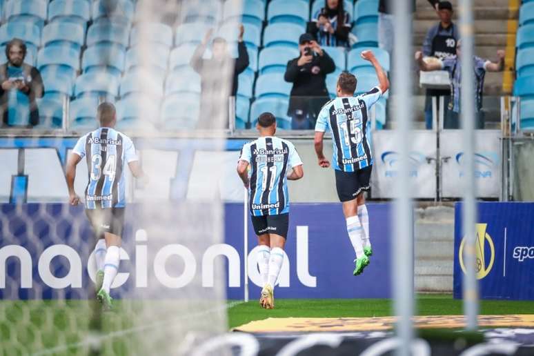 Grêmio venceu mais um jogo dentro da sua Arena (Foto: Lucas Uebel/Grêmio)