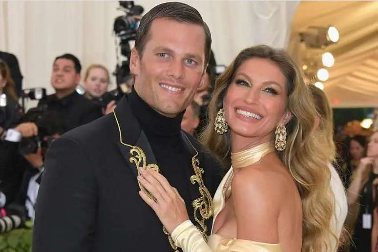 Gisele Bündchen e Tom Brady em 2018.