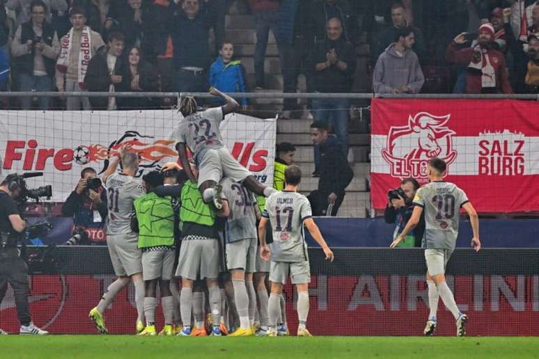 Salzburg vence em casa na Champions (KERSTIN JOENSSON / AFP)