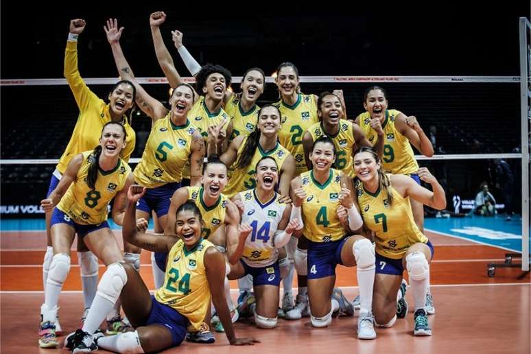 Desempenho no Mundial de Vôlei coloca Brasil no topo do ranking da FIV