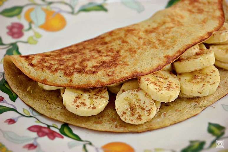 A crepioca de banana é uma das receitas sem leite – Foto: Guia da Cozinha