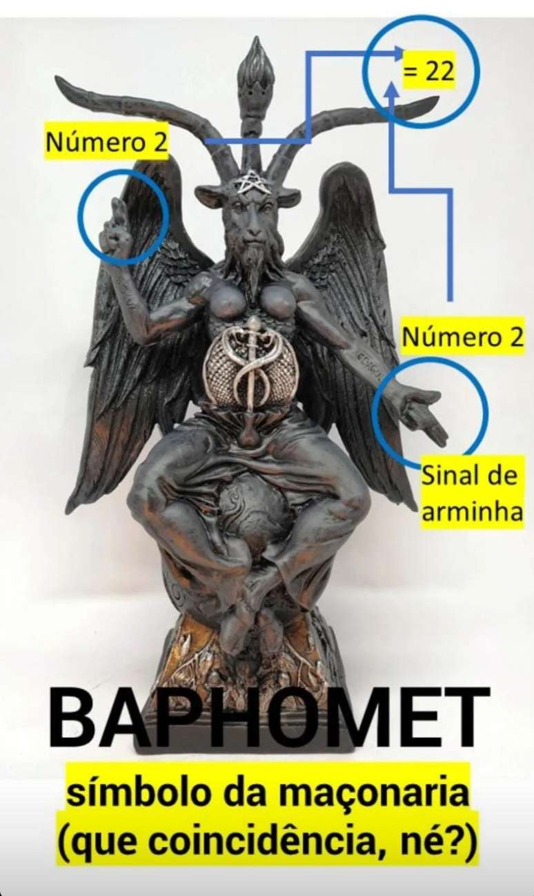 Com maçonaria e satanismo, esquerda parte pra guerrilha nas redes contra Bolsonaro