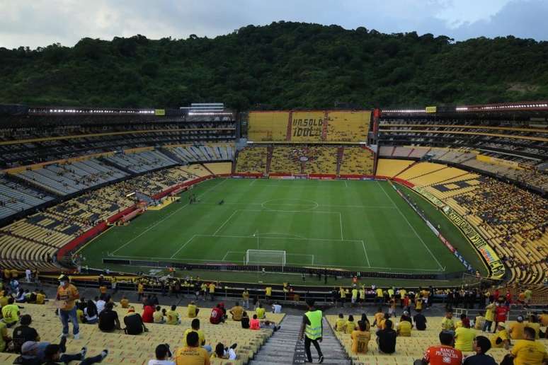 O Estádio Monumental Guayaquil, no Equador, tem capacidade para 57 mil torcedores (Foto: Staff Images/Conmebol)