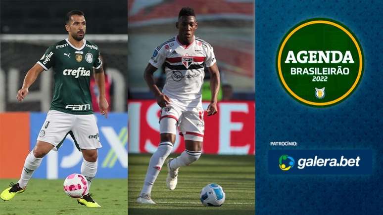 Três partidas encerram a rodada (Foto: Cesar Greco / Palmeiras; Rubens Chiri / saopaulofc.net)