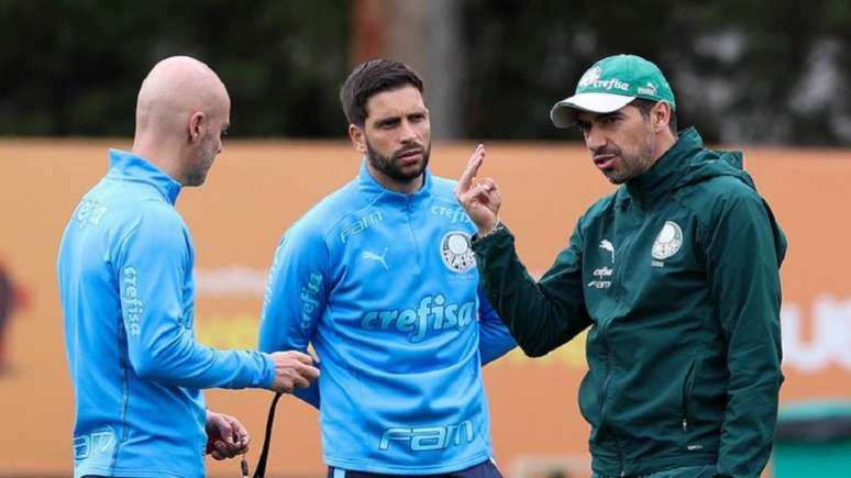 Comissão técnica de Abel Ferreira completará dois anos de Verdão no próximo mês (Foto: Cesar Greco/Palmeiras)