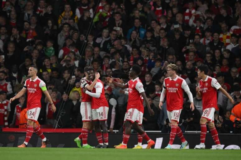 Arsenal conquistou a vitória sobre o Bodo/Glimt pela Liga Europa (DANIEL LEAL / AFP)