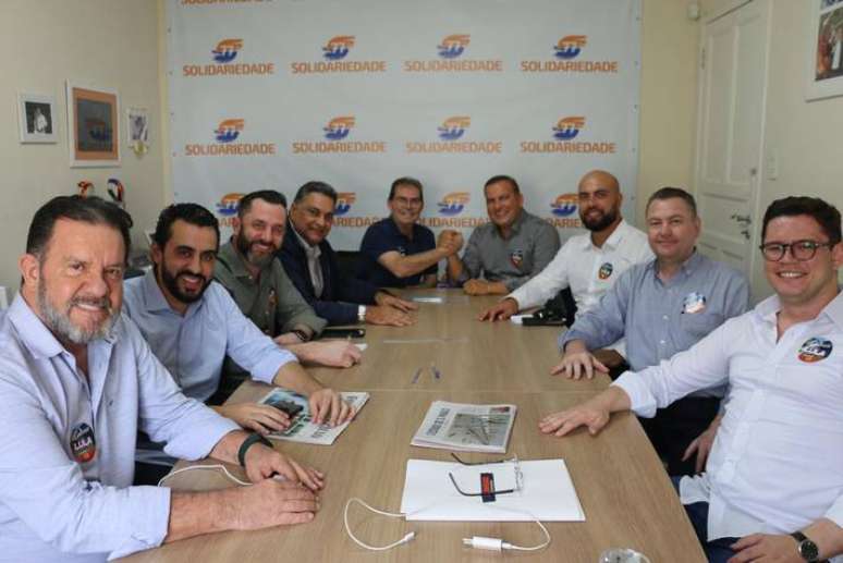 Partidos Solidariedade e PROS selam uni&atilde;o durante encontro de Paulinho da For&ccedil;a e Eur&iacute;pedes Junior