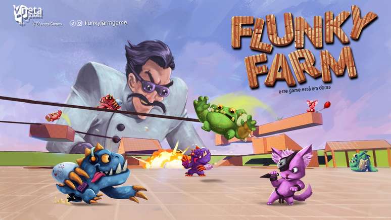 Flunky Farm é um jogo divertido de arena e monstrinhos feito pela Vneta Games Studio