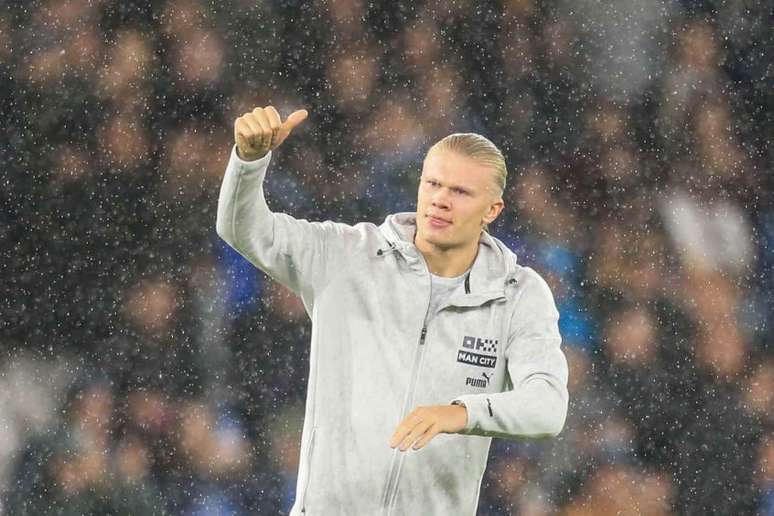 Erling Haaland é o grande protagonista do Manchester City na temporada (LINDSEY PARNABY / AFP)