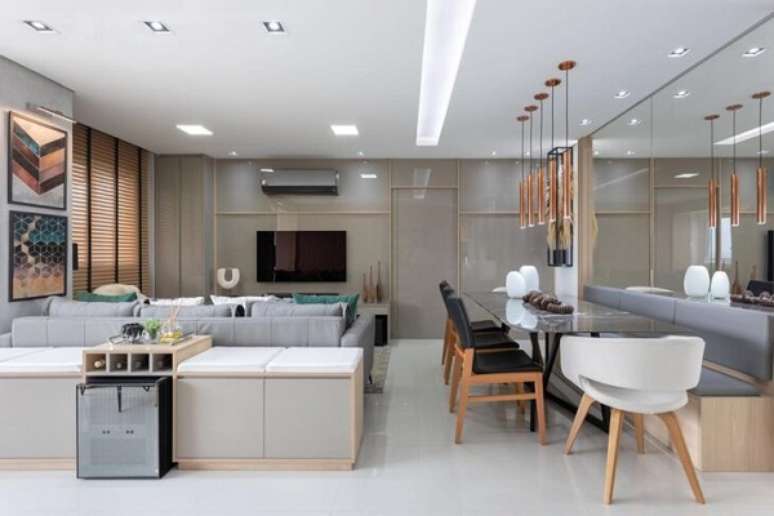 29. Itens de decora&ccedil;&atilde;o para sala moderna &ndash; Foto VP Arquitetos