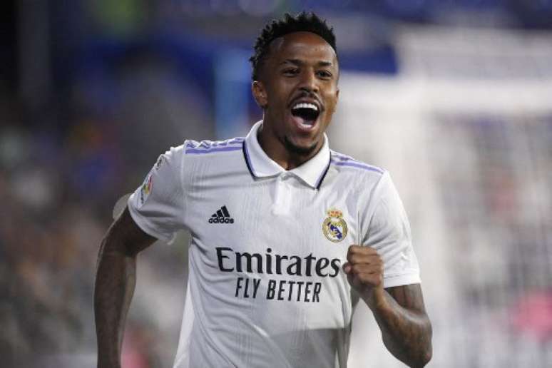 Éder Militão marcou o gol que garantiu a vitória do Real Madrid (Foto: OSCAR DEL POZO CANAS / AFP)