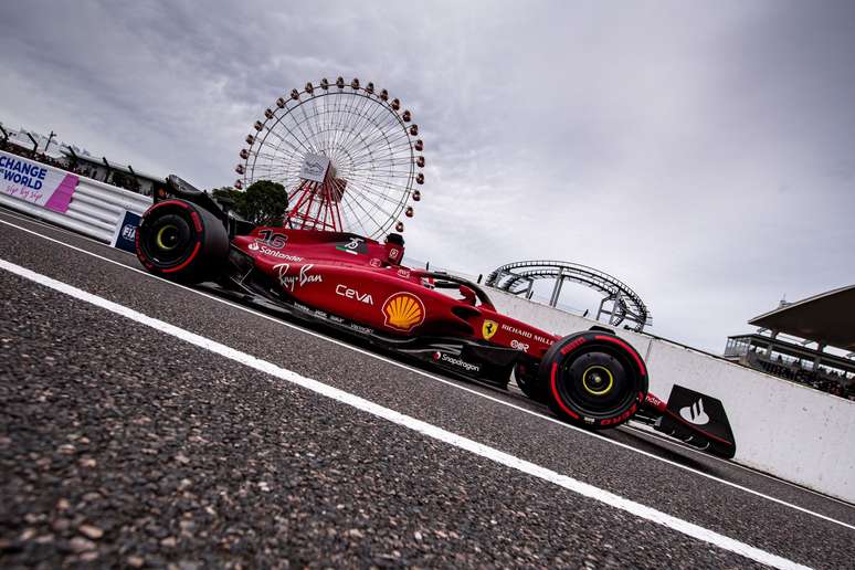 Charles Leclerc larga na segunda posição do GP do Japão 