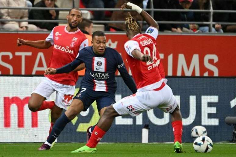 PSG empata com Reims pelo Campeonato Francês (Foto: DENIS CHARLET / AFP)