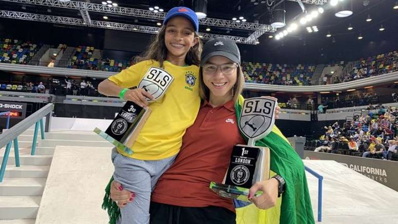 Rayssa Leal e Letícia Bufoni são esperanças de mais medalhas para o Brasil no Skate-(Divulgação)