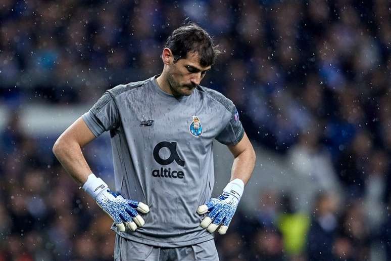 Casillas quando defendia o Porto (Foto: Reprodução)