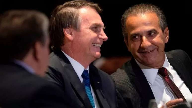 Jair Bolsonaro ao lado de Silas Malafaia, l&iacute;der da igreja neopentecostal Assembleia de Deus Vit&oacute;ria em Cristo