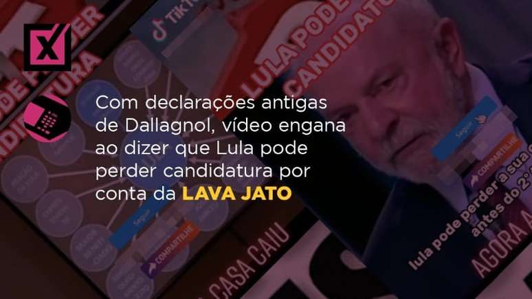 Comprova: Com declara&ccedil;&otilde;es antigas de Dallagnol, v&iacute;deo engana ao dizer que Lula pode perder candidatura por conta da Lava Jato